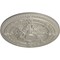 Ekena Millwork Vincent Ceiling Medallion (Fits Canopies up to 6"), Hand-Painted Pearl White, 26"OD x 3"P CM26VIPWS - alternate 3